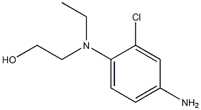 2-(4-Amino-2-chloroethylanilino)-1-ethanol Struktur