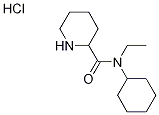 N-Cyclohexyl-N-ethyl-2-piperidinecarboxamidehydrochloride Struktur