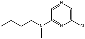 N-Butyl-6-chloro-N-methyl-2-pyrazinamine Struktur