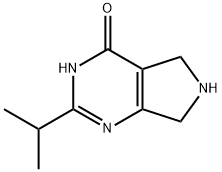 2-Isopropyl-6,7-dihydro-5H-pyrrolo-[3,4-d]pyrimidin-4-ol Struktur