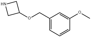 3-[(3-Methoxybenzyl)oxy]azetidine Struktur