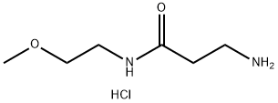 3-Amino-N-(2-methoxyethyl)propanamidehydrochloride Struktur