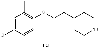 4-[2-(4-Chloro-2-methylphenoxy)ethyl]piperidinehydrochloride Struktur