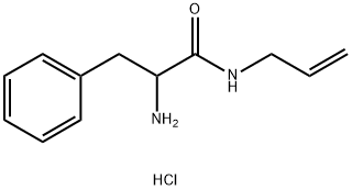 N-Allyl-2-amino-3-phenylpropanamide hydrochloride Struktur