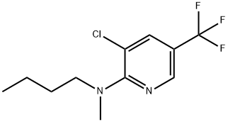 N-Butyl-3-chloro-N-methyl-5-(trifluoromethyl)-2-pyridinamine Struktur