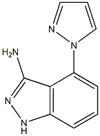 4-(1H-Pyrazol-1-yl)-1H-indazol-3-ylamine Struktur