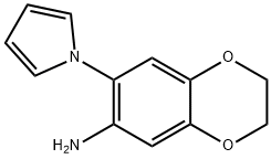 7-Pyrrol-1-yl-2,3-dihydro-benzo[1,4]dioxin-6-ylamine Struktur