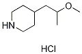 piperidine, 4-(2-methoxypropyl)- Struktur