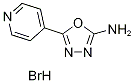 1,3,4-oxadiazol-2-amine, 5-(4-pyridinyl)- Struktur