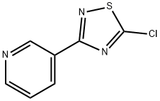 3-(5-Chloro-[1,2,4]thiadiazol-3-yl)-pyridine Struktur