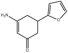 3-Amino-5-(2-furyl)cyclohex-2-en-1-one Struktur