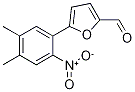 5-(4,5-Dimethyl-2-nitrophenyl)-2-furaldehyde Struktur