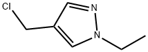 4-(Chloromethyl)-1-ethyl-1H-pyrazole hydrochloride Struktur