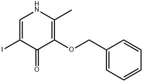 3-(Benzyloxy)-5-iodo-2-methyl-4(1H)-pyridinone Struktur