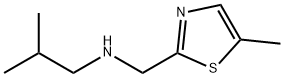 2-Methyl-N-[(5-methyl-1,3-thiazol-2-yl)methyl]-propan-1-amine dihydrochloride Struktur