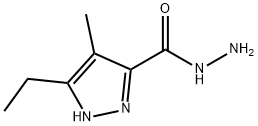 3-Ethyl-4-methyl-1H-pyrazole-5-carbohydrazide Struktur