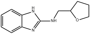 N-(Tetrahydrofuran-2-ylmethyl)-1H-benzimidazol-2-amine Struktur