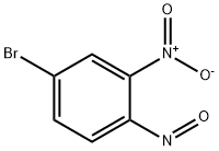 4-Bromo-2-nitro-1-nitrosobenzene Struktur