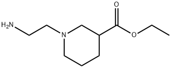 Ethyl 1-(2-aminoethyl)-3-piperidinecarboxylate Struktur