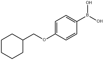 [4-(Cyclohexylmethoxy)phenyl]boronic acid Struktur