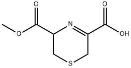 5-(Methoxycarbonyl)-5,6-dihydro-2H-1,4-thiazine-3-carboxylic acid Struktur