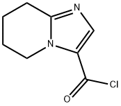 5,6,7,8-TETRAHYDROIMIDAZO[1,2-A]PYRIDINE-3-CARBONYLCHLORIDE Struktur