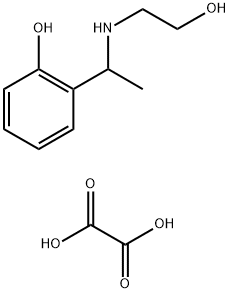 2-[1-(2-HYDROXY-ETHYLAMINO)-ETHYL]-PHENOL OXALATE Struktur