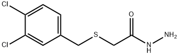 2-[(3,4-DICHLOROBENZYL)THIO]ACETOHYDRAZIDE Struktur