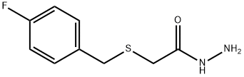 2-[(4-FLUOROBENZYL)THIO]ACETOHYDRAZIDE Struktur