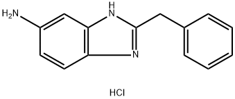 2-BENZYL-1H-BENZOIMIDAZOL-5-YLAMINE HYDROCHLORIDE Struktur