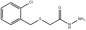 2-[(2-CHLOROBENZYL)THIO]ACETOHYDRAZIDE Struktur