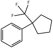 (1-[TRIFLUOROMETHYL]CYCLOPENTYL)BENZENE Struktur