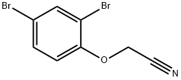 2-(2,4-dibromophenoxy)acetonitrile Struktur