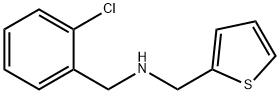 (2-Chlorophenyl)-N-(2-thienylmethyl)methanamine Struktur