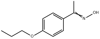 1-(4-Propoxyphenyl)-1-ethanone oxime Struktur