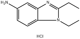 1,2-Diethyl-1H-benzoimidazol-5-ylaminedihydrochloride Struktur