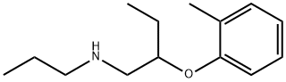 2-(2-Methylphenoxy)-N-propyl-1-butanamine Struktur