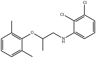 2,3-Dichloro-N-[2-(2,6-dimethylphenoxy)propyl]-aniline Struktur