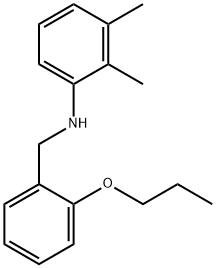 2,3-Dimethyl-N-(2-propoxybenzyl)aniline Struktur