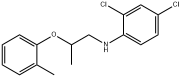 2,4-Dichloro-N-[2-(2-methylphenoxy)propyl]aniline Struktur