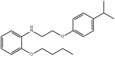 2-Butoxy-N-[2-(4-isopropylphenoxy)ethyl]aniline Struktur