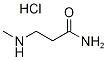 3-(Methylamino)propanamide hydrochloride Struktur