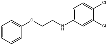 3,4-Dichloro-N-(2-phenoxyethyl)aniline Struktur