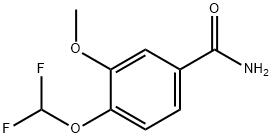 4-(Difluoromethoxy)-3-methoxybenzamide Struktur