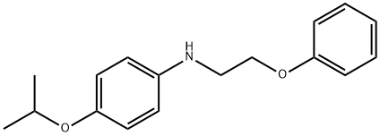 4-Isopropoxy-N-(2-phenoxyethyl)aniline Struktur