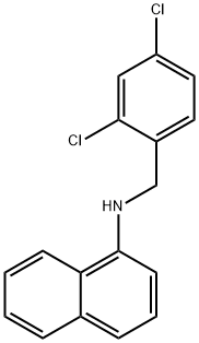 N-(2,4-Dichlorobenzyl)-1-naphthalenamine Struktur