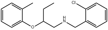 N-(2-Chlorobenzyl)-2-(2-methylphenoxy)-1-butanamine Struktur