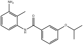 N-(3-Amino-2-methylphenyl)-3-isopropoxybenzamide Struktur