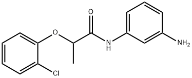 N-(3-Aminophenyl)-2-(2-chlorophenoxy)propanamide Struktur