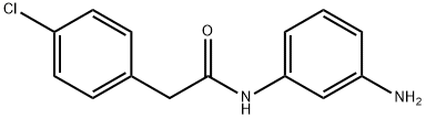 N-(3-Aminophenyl)-2-(4-chlorophenyl)acetamide Struktur